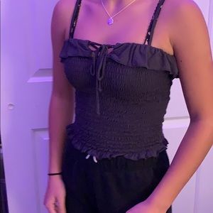 cute ruffle tank!!